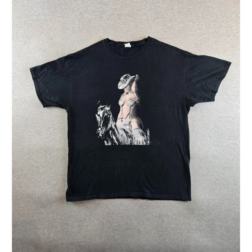 Beyonce Renaissance World Tour T Shirt Large Black‎ 2023 Concert Merch Graphic